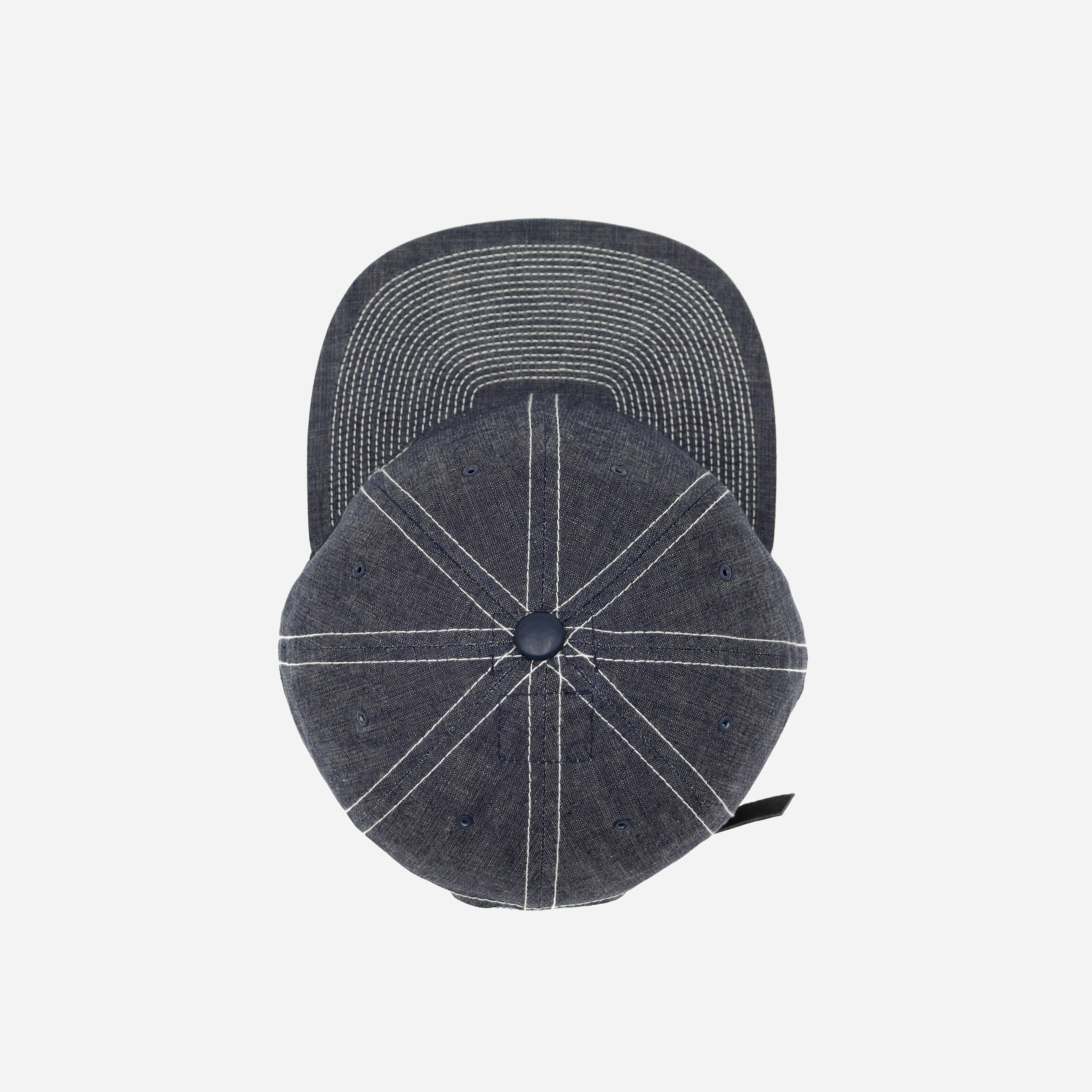 8 OZ CHAMBRAY CAP - BLUE