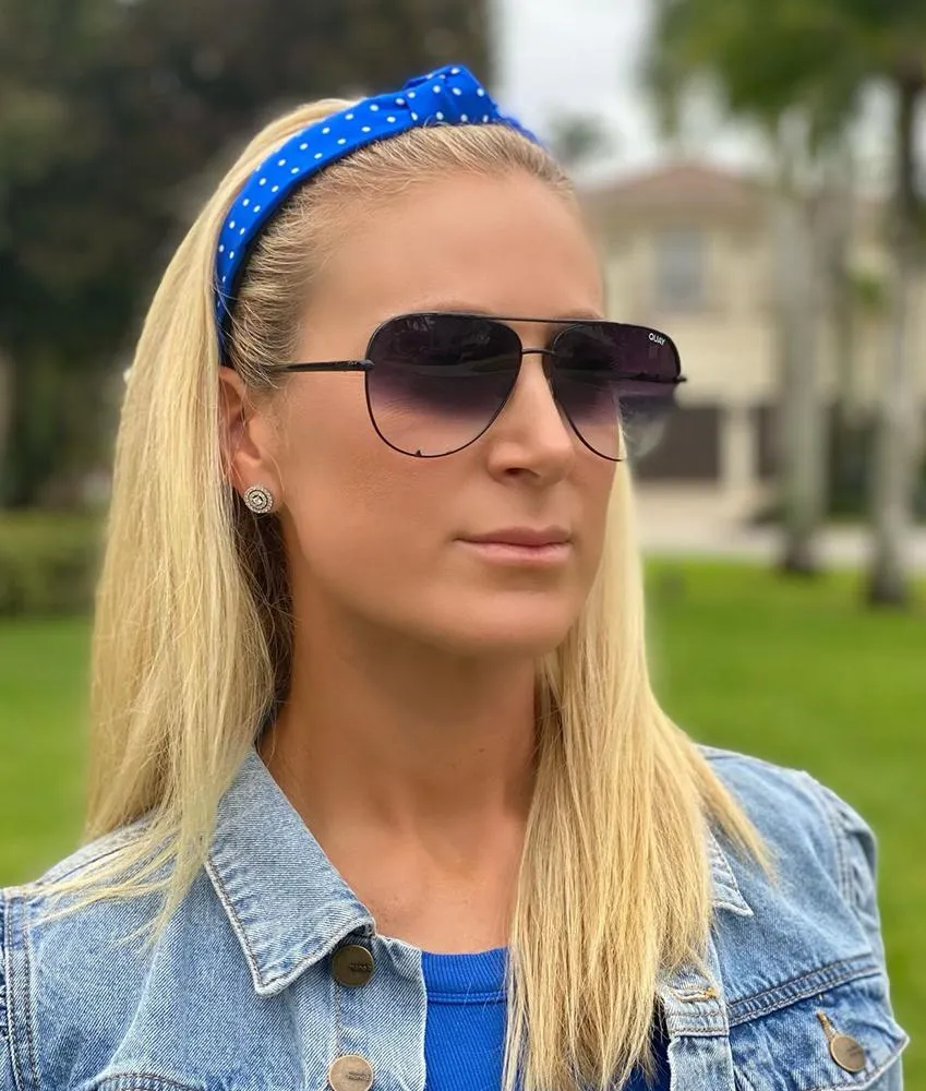 Academy Pink/Navy - Knotted Headband