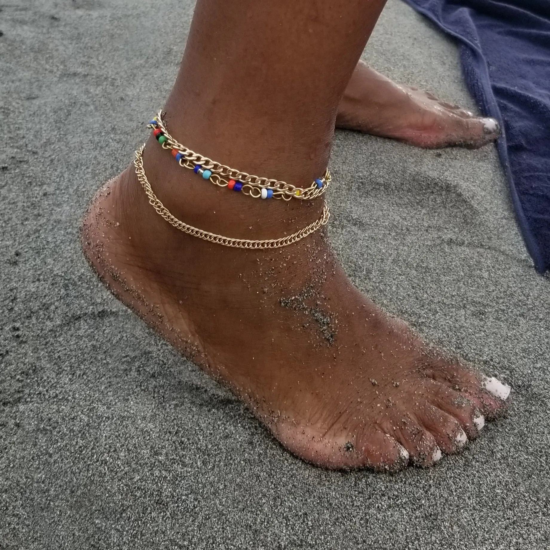 African Beaded Anklet