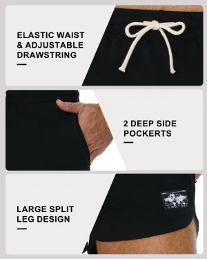 AIMPACT Men's Athletic Shorts Bodybuilding Workout Cotton Gym Shorts with Pockets