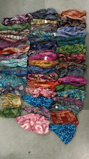 Angel Satin Paisley Headbands