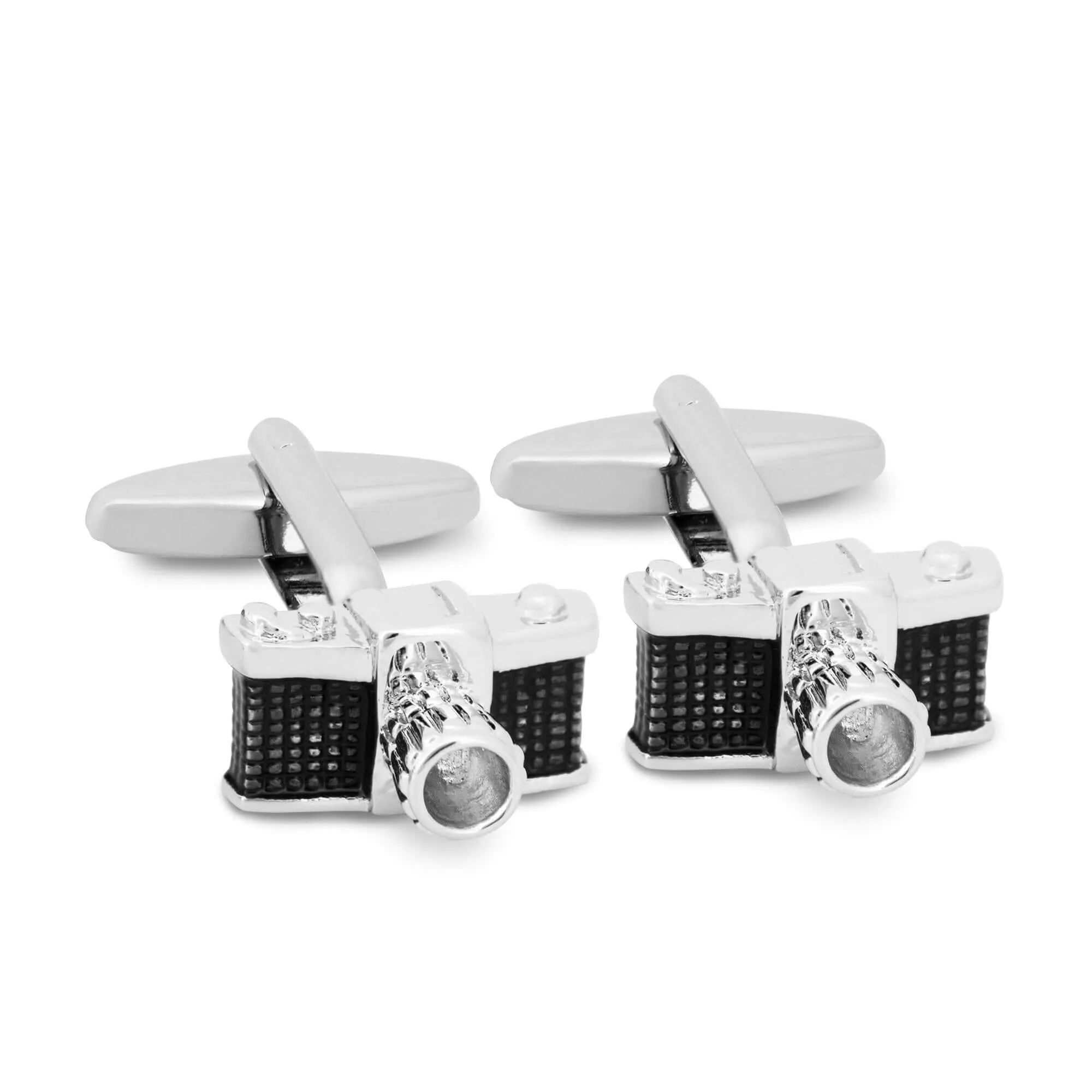 Black  Camera Cufflink (Online Exclusive)