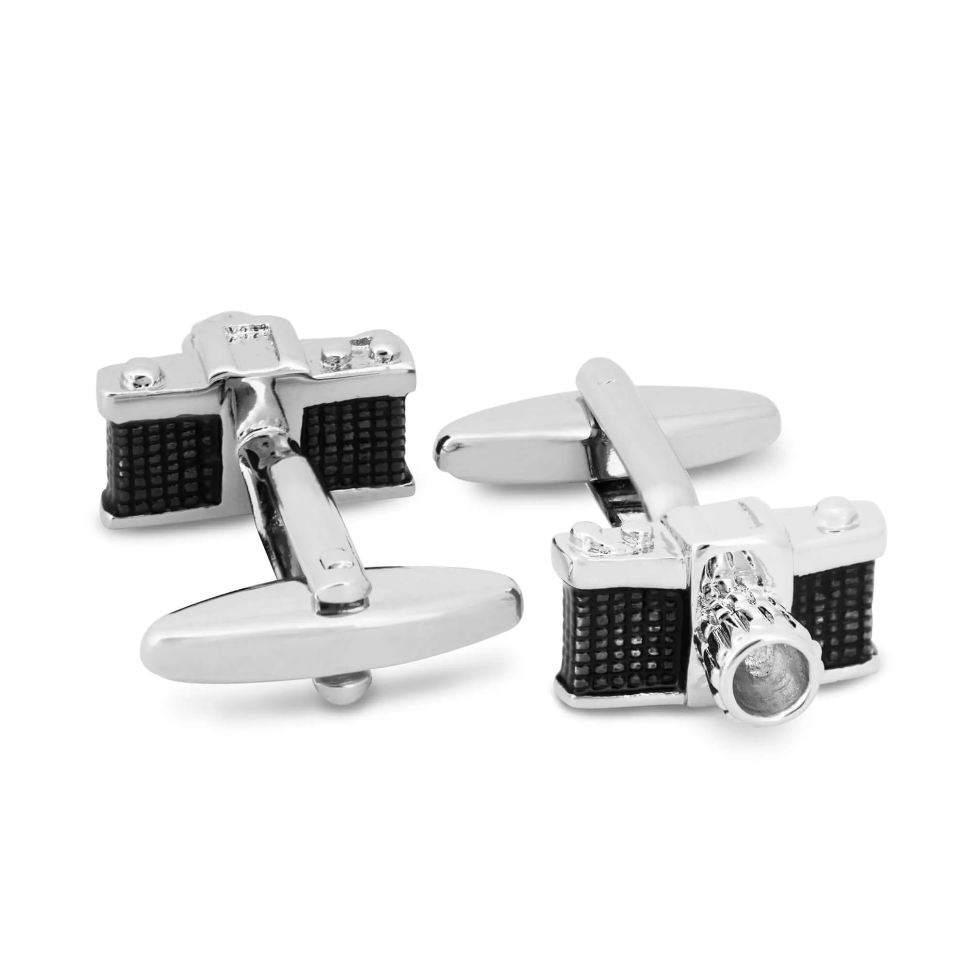 Black  Camera Cufflink (Online Exclusive)