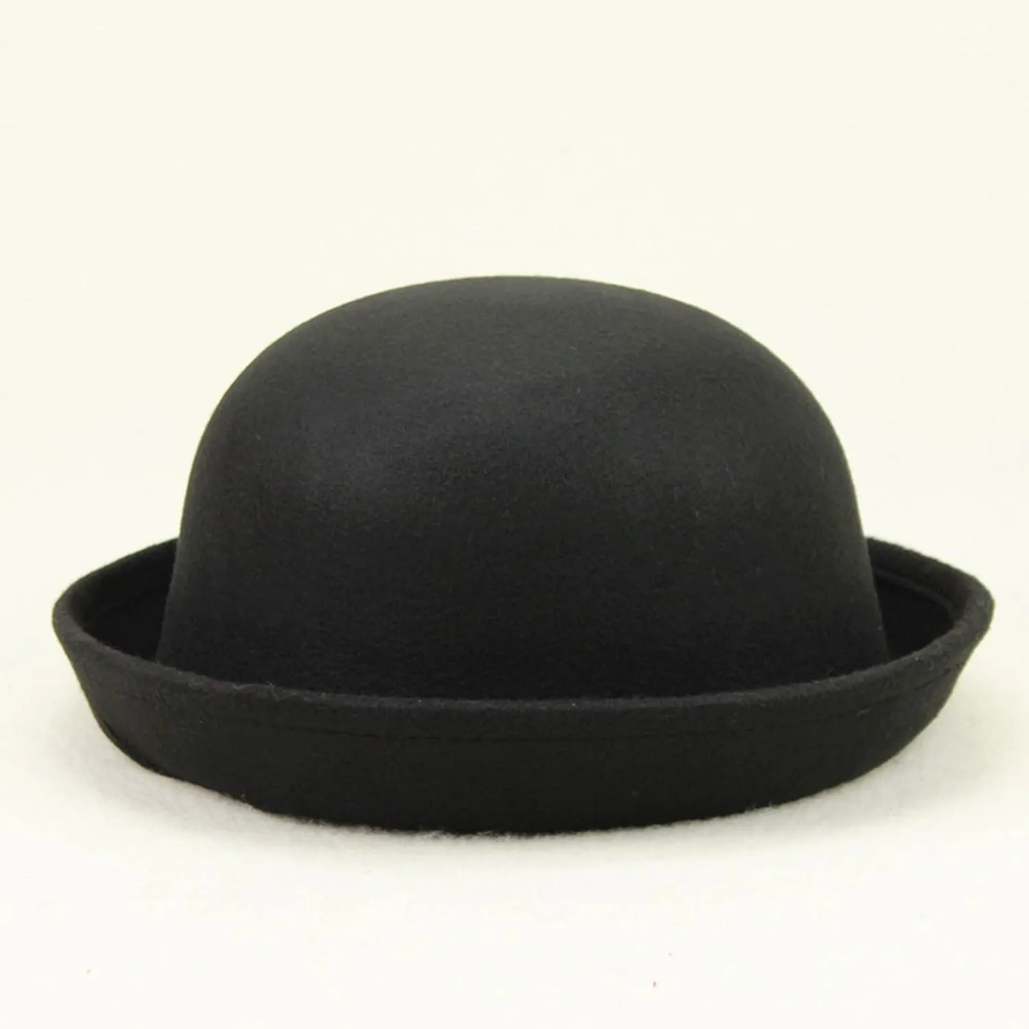Bowler Hat Classic Pork-Pie Women Fedora Hat Foldable Rolled Brim Fedora Hat for Men Women Crushable
