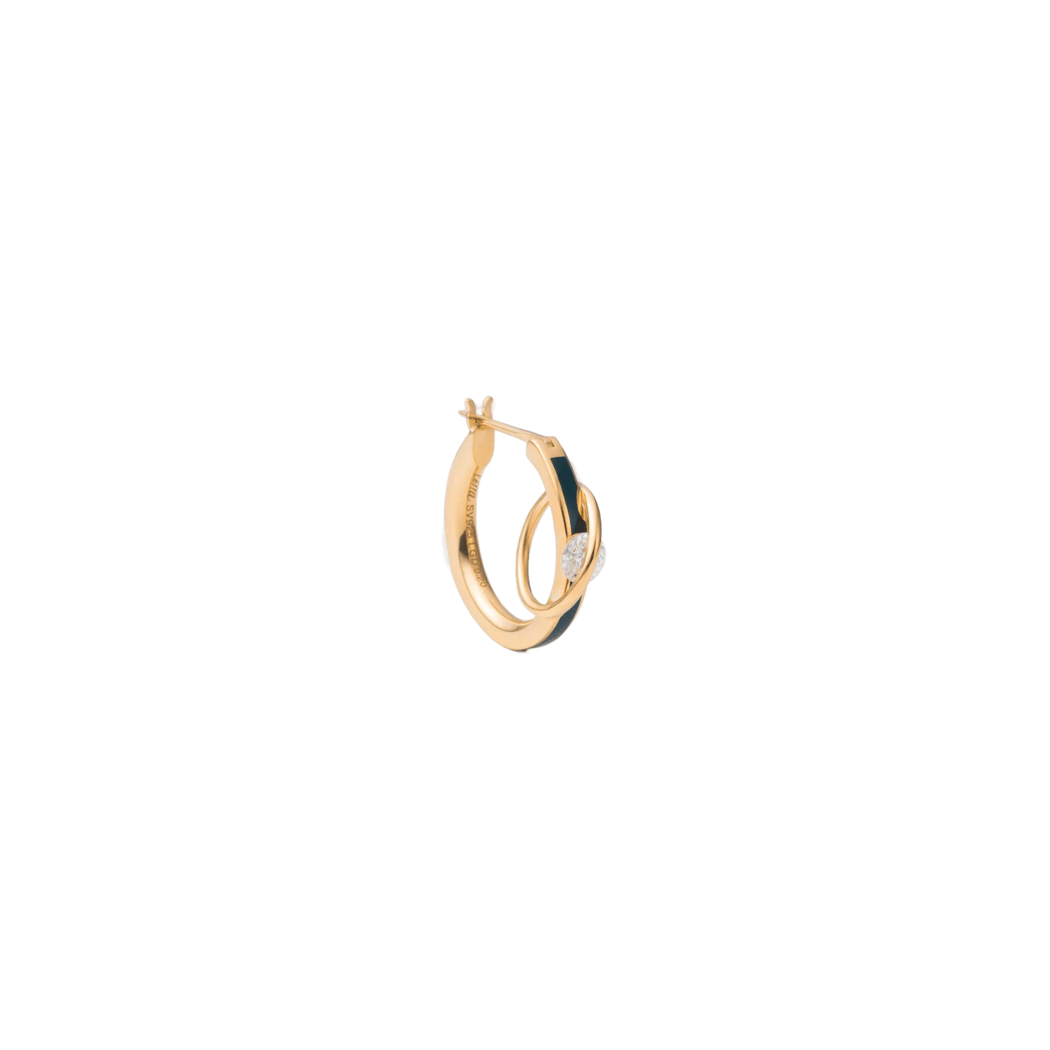 Engage EGP1 moss single pierced earring