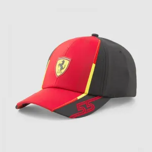 Ferrari Ferrari Replica Carlos Sainz Baseball Cap Jr. Rosso Corsa