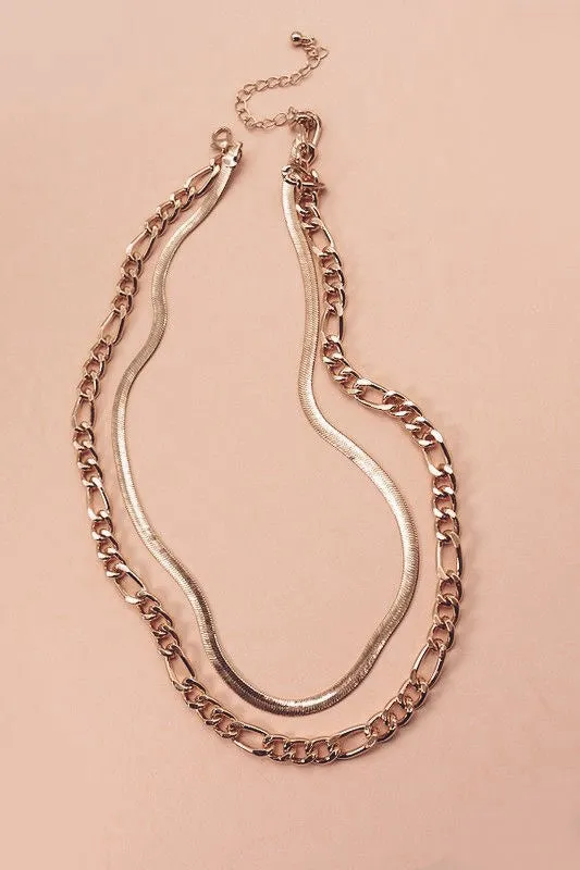Figaro Double Layer Necklace