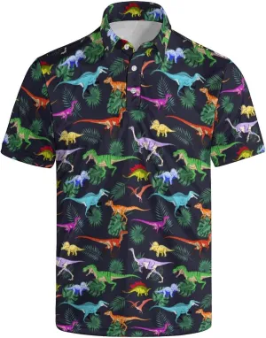 Funny Polo Shirt for Men Golf Shirts Short Sleeve Golf Polos Shirts Summer Shirt Golf Gifts