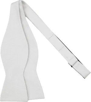 Jacob Alexander Men's Woven Subtle Mini Squares Adjustable Self-Tie Bow Tie