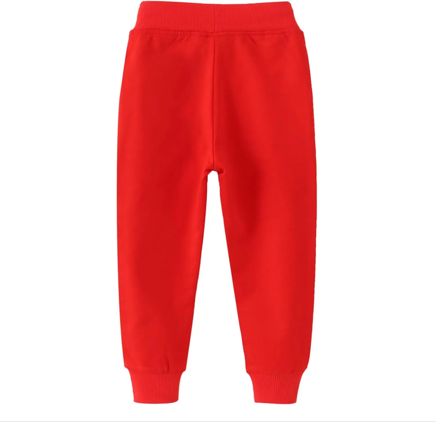 Little Boys Jogger Pants Toddler Boys' Drawstring Elastic Waist Cotton Casual Sweatpants 1PC/ 2 PCS Set