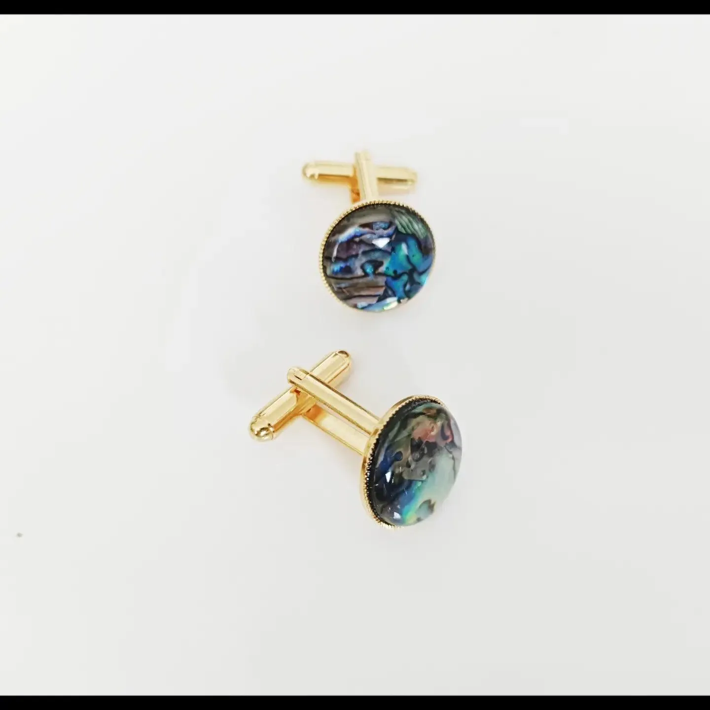 Men's Abalone Cufflinks