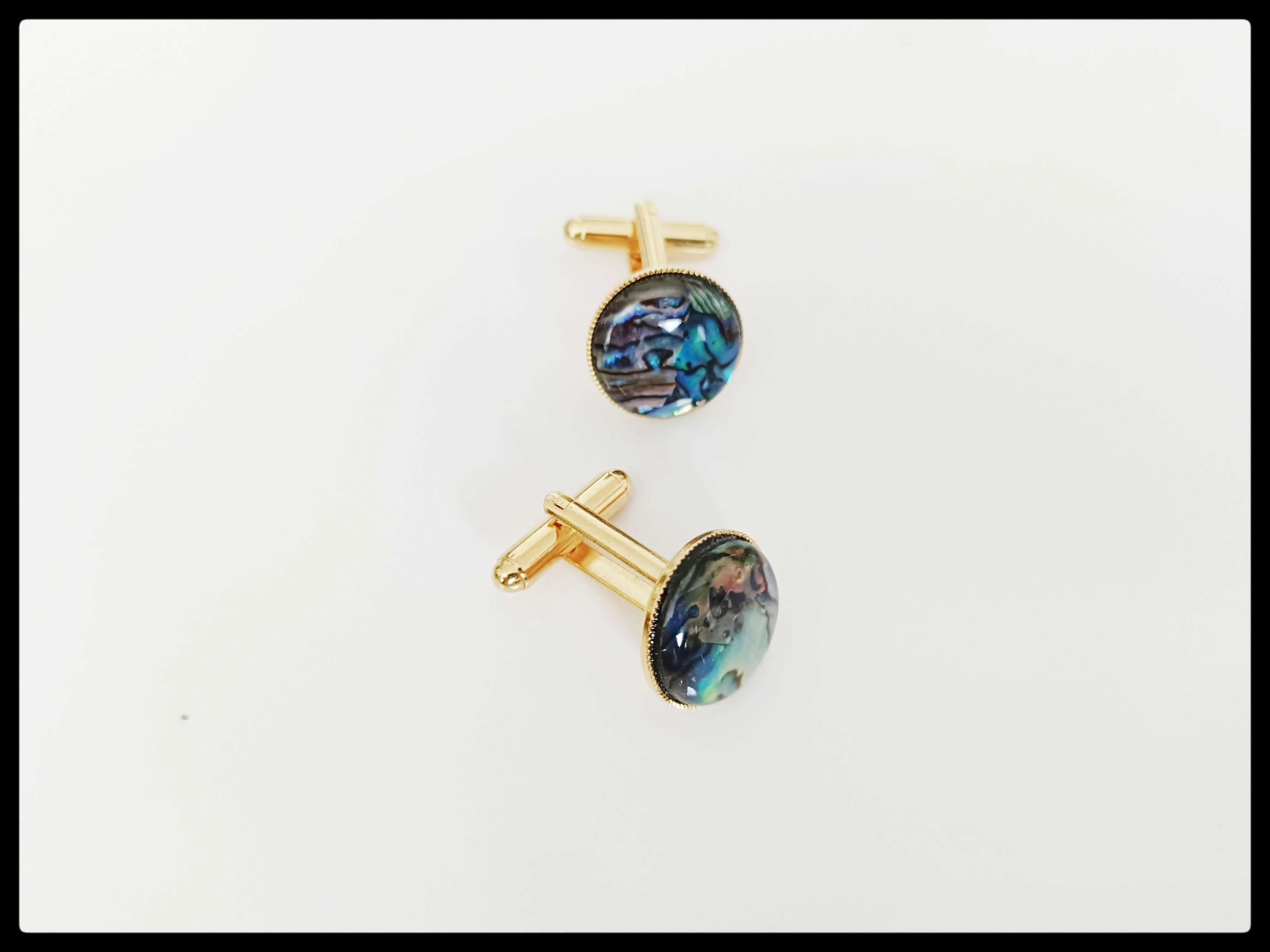 Men's Abalone Cufflinks