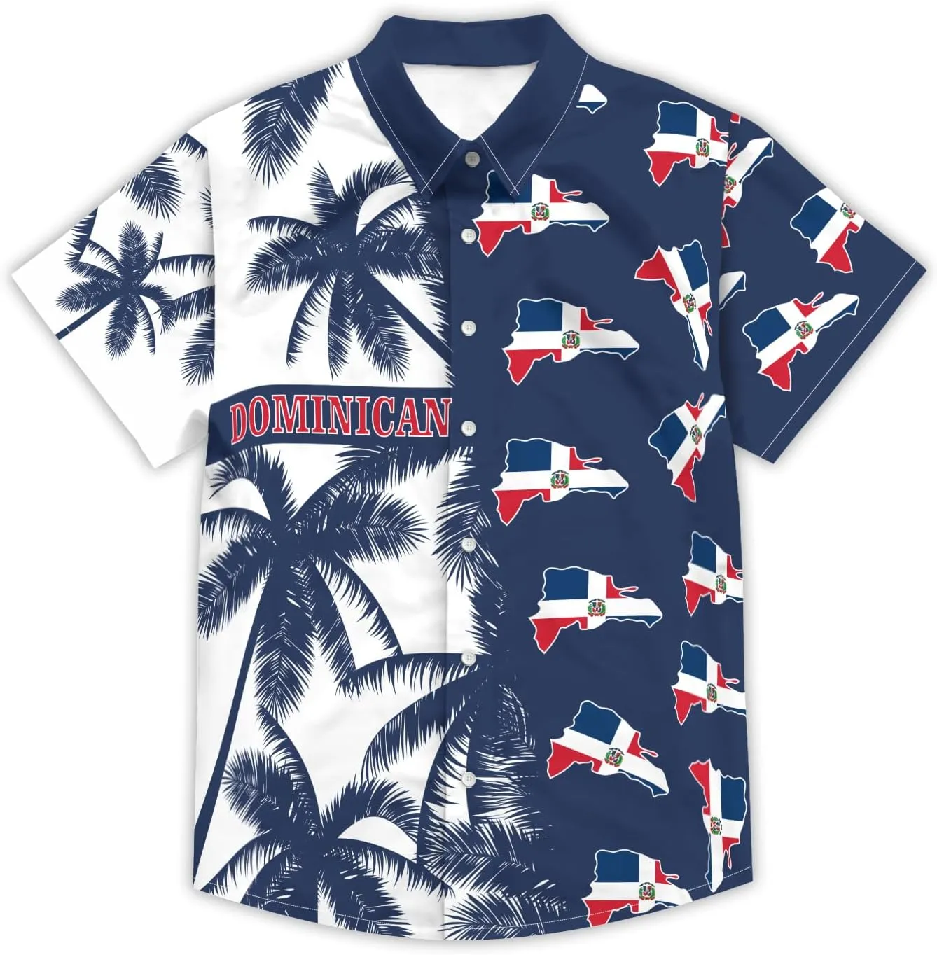 Men's Hawaiian Shirt Short Sleeve Casual Button Down Shirt Novelty Print Tropical Beach Shirt