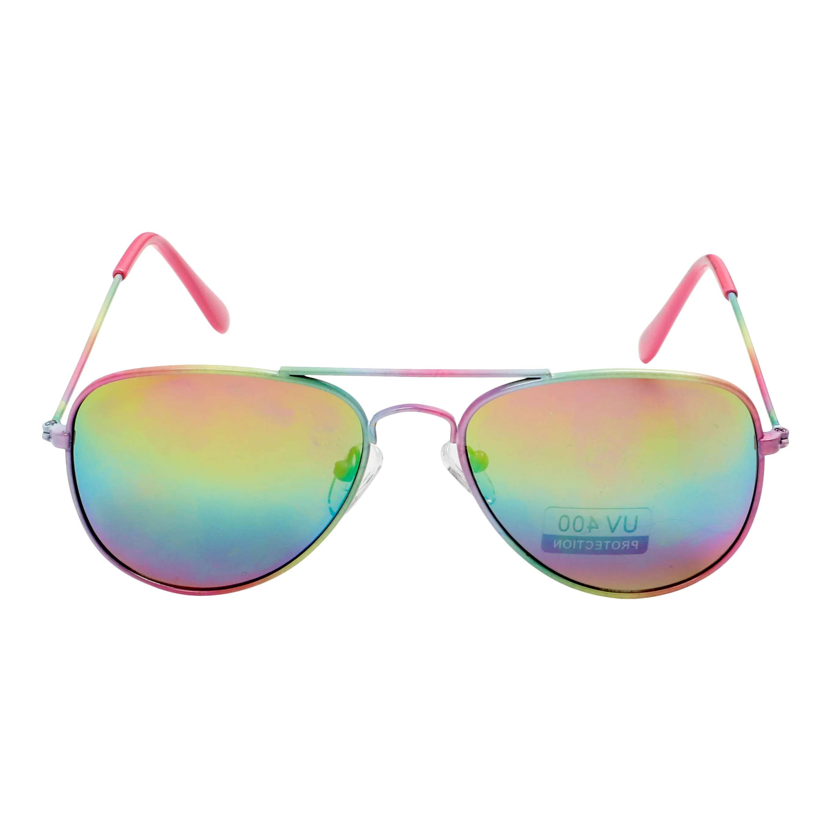 Metal Aviator Sunglasses Rainbow