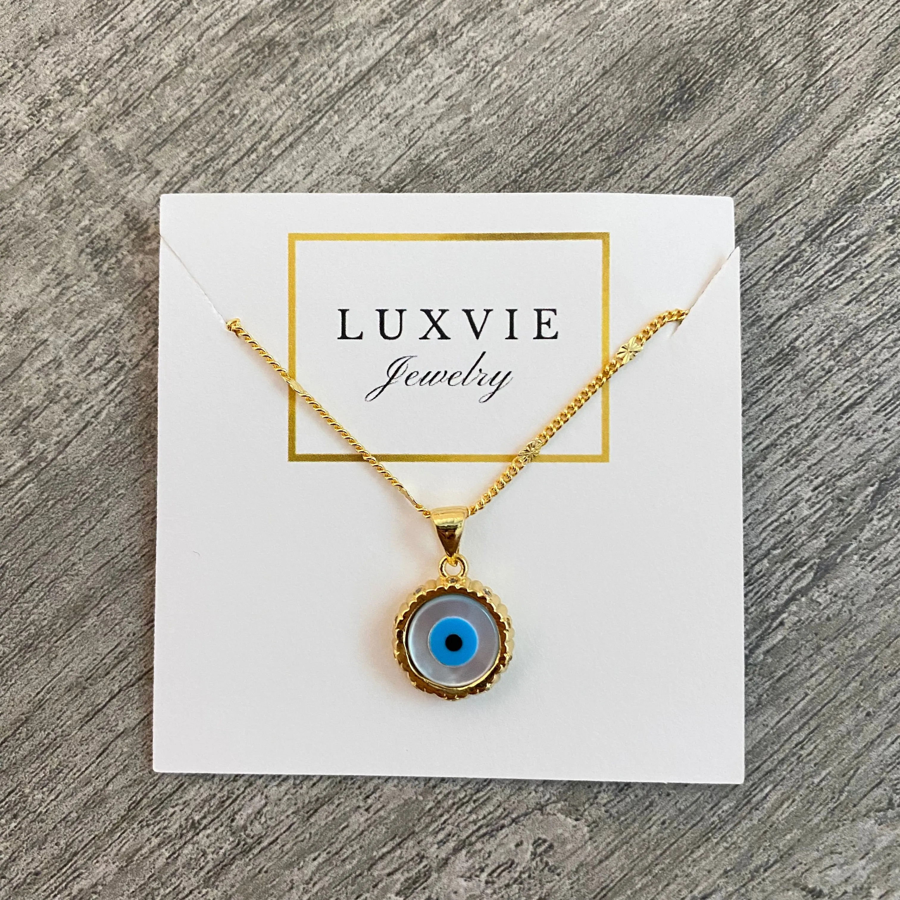 Mini Evil Eye Necklace 011