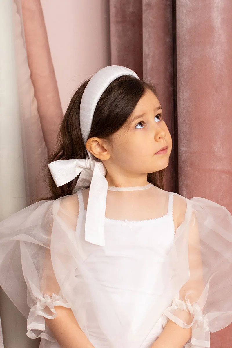 Mini Sophie Headband Ivory
