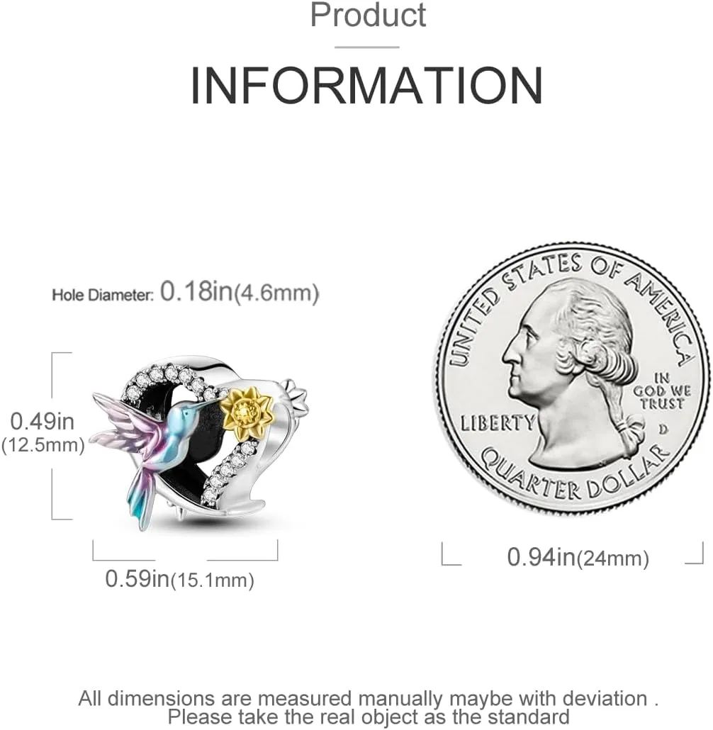 MULA 925 Sterling Silver Charms for Bracelets and Necklaces Dangle Pendants Beads Family Tree Charms Jewelry for Women