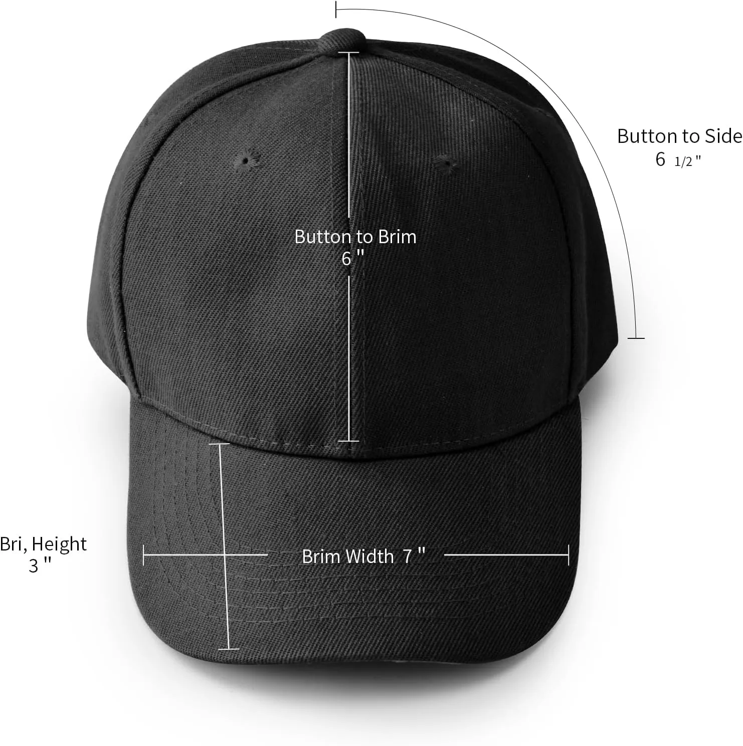 NOBONDO 12 Pack Unisex Baseball Caps - Bulk Wholesale Blank Plain Adjustable Hats for Men & Women