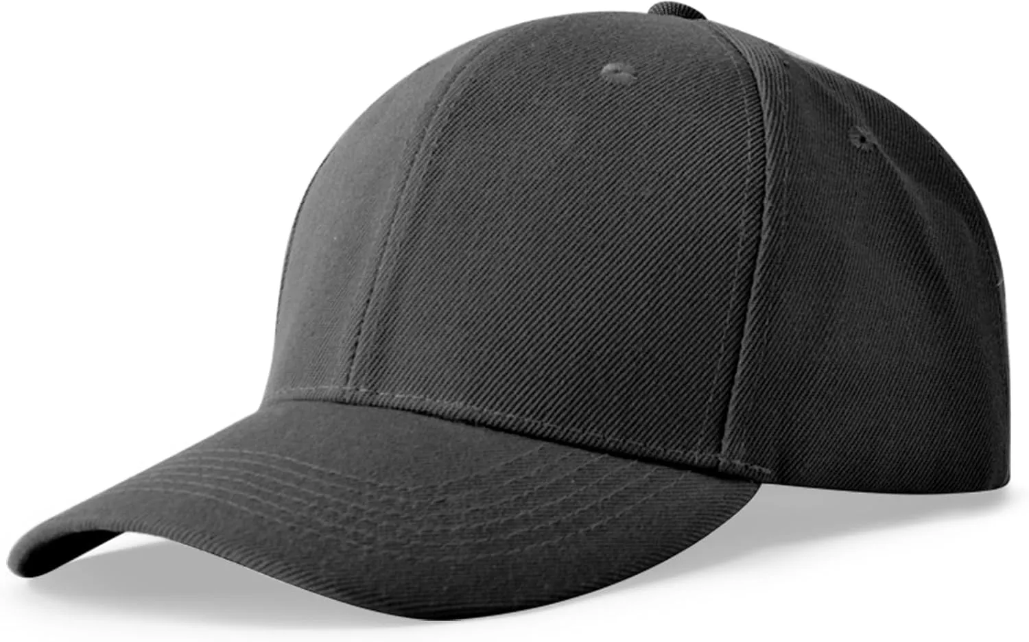 NOBONDO 12 Pack Unisex Baseball Caps - Bulk Wholesale Blank Plain Adjustable Hats for Men & Women