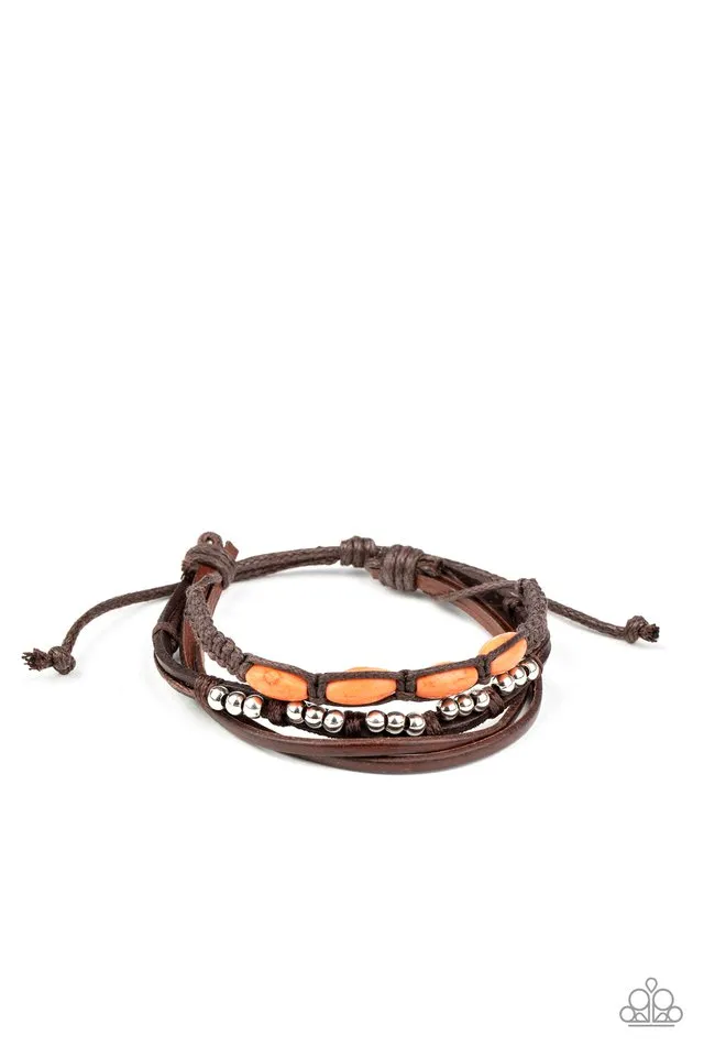 Paparazzi Bracelet ~ My Beach House is Your Beach House - Orange