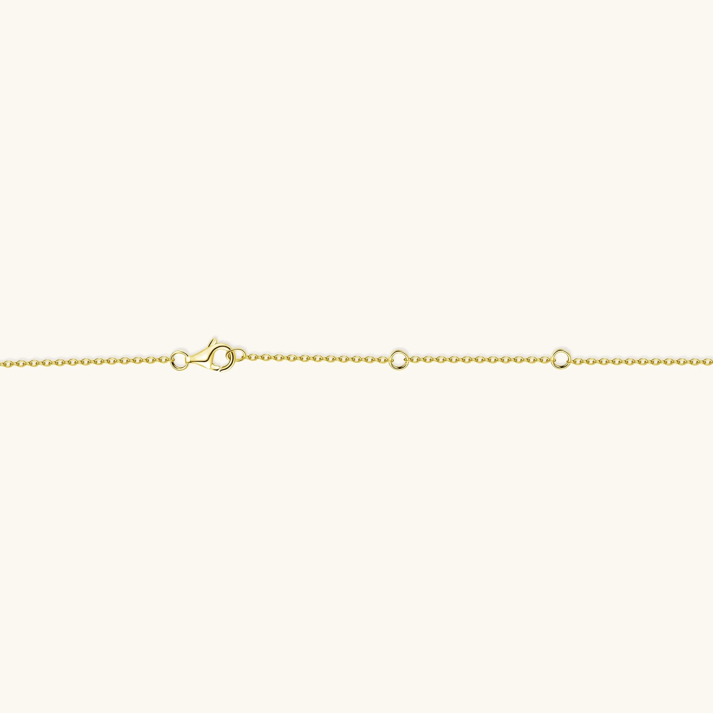 Pave Circle Disc Necklace