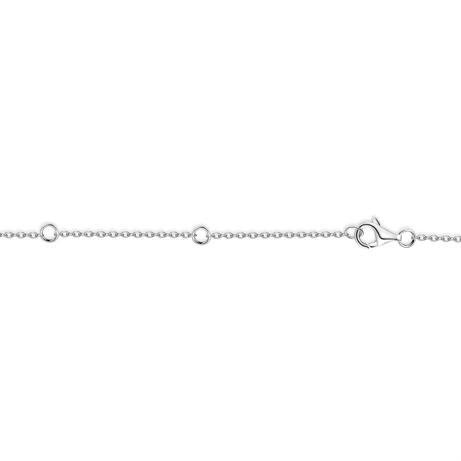 Pave Circle Disc Necklace
