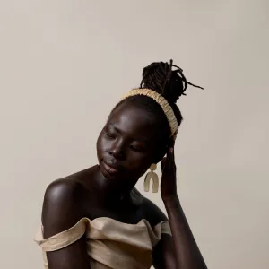 Pearl Ruched Headband