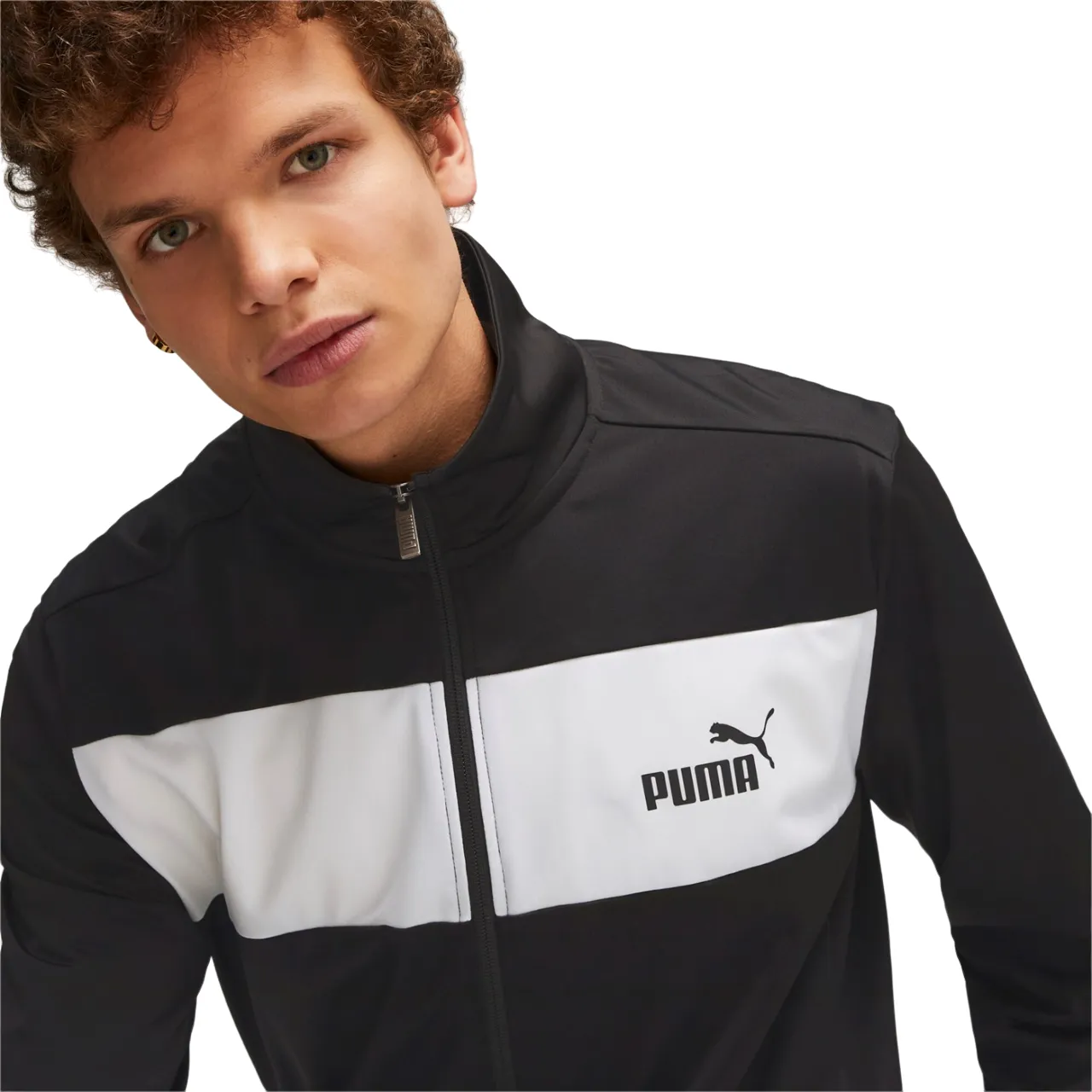 Puma tuta sportiva da uomo in poliestere Classic 677427-01 nero