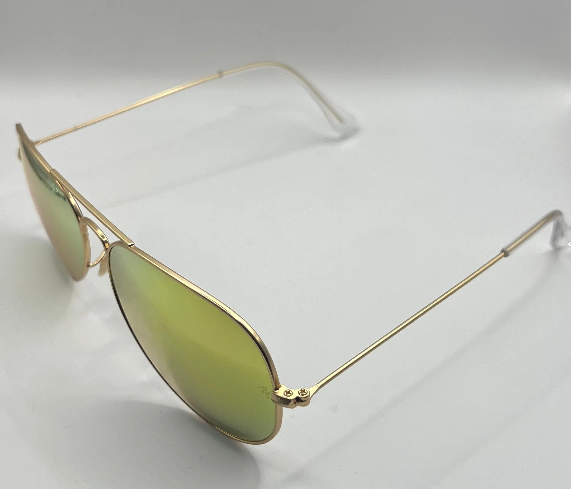 Ray-Ban Aviator RB3025 3N TRI 58mm Gold/Green Sunglasses