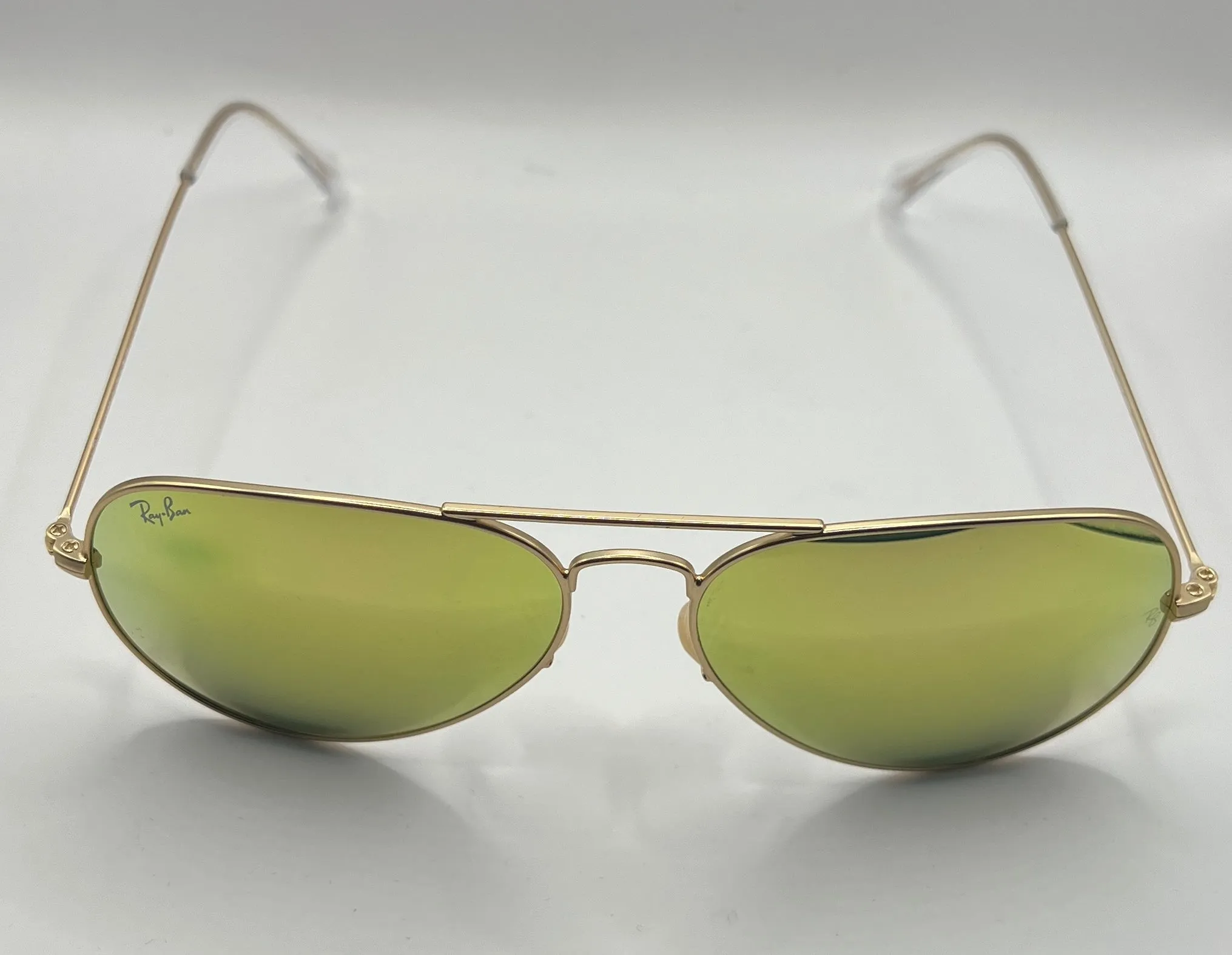 Ray-Ban Aviator RB3025 3N TRI 58mm Gold/Green Sunglasses