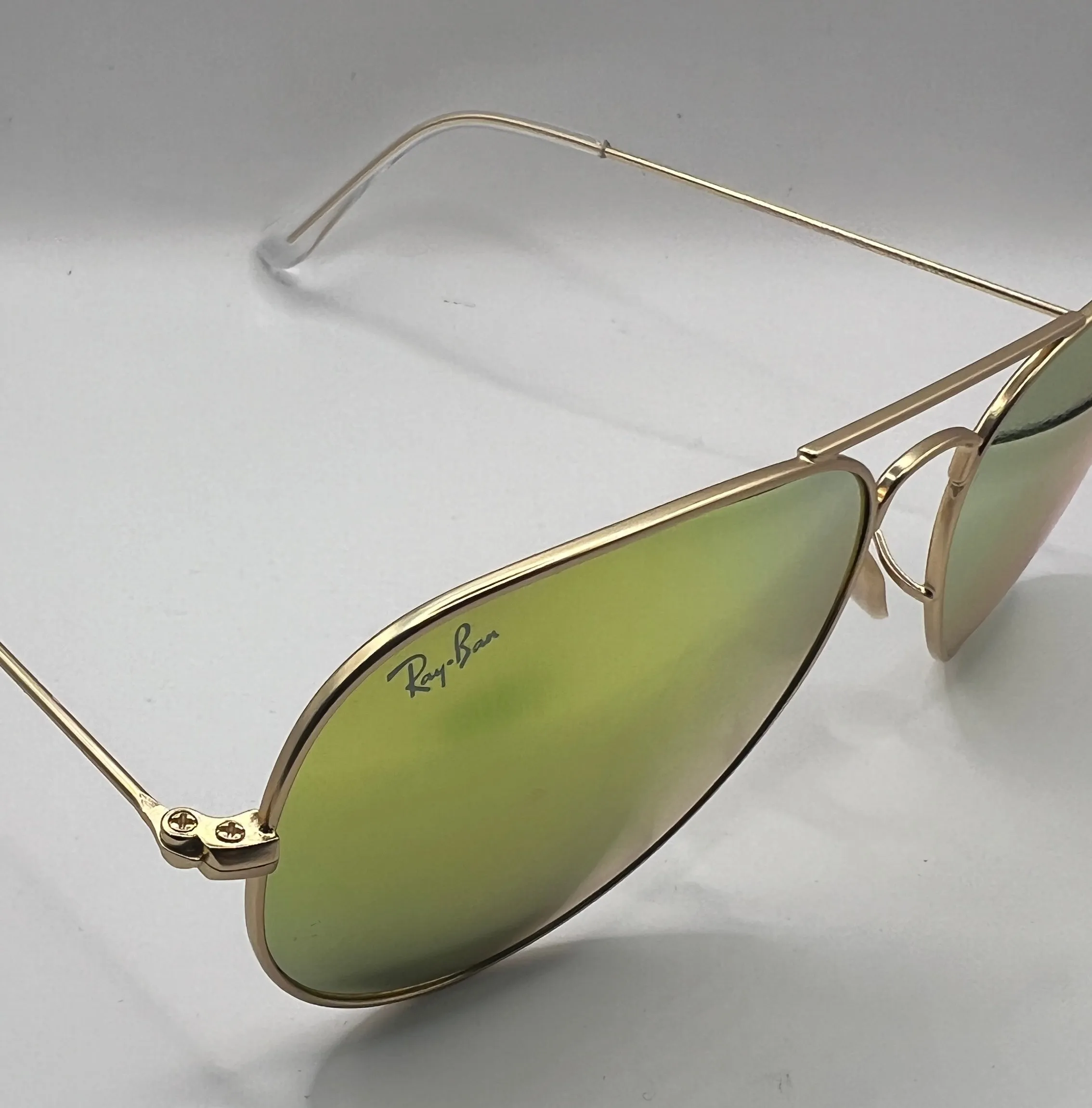Ray-Ban Aviator RB3025 3N TRI 58mm Gold/Green Sunglasses