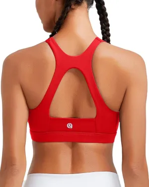 RUNNING GIRL Sports Bras for Women High Support,Racerback Molded Cup High Impact Sports Bra Workout Yoga Bra