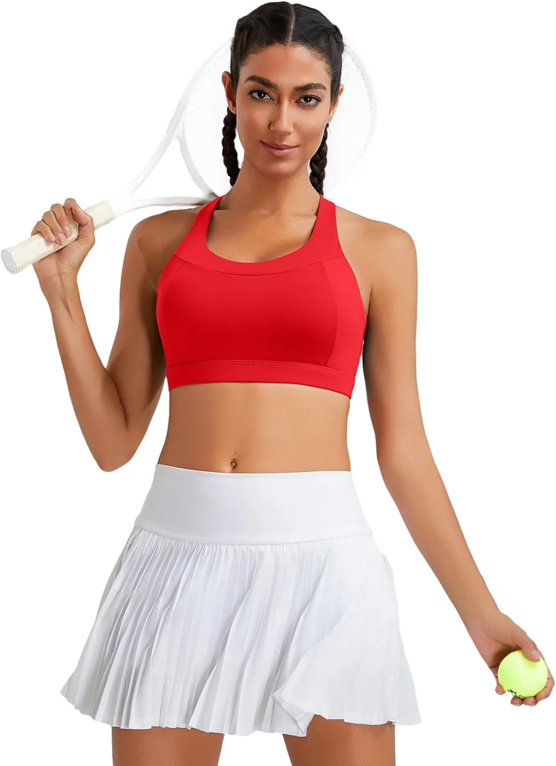 RUNNING GIRL Sports Bras for Women High Support,Racerback Molded Cup High Impact Sports Bra Workout Yoga Bra
