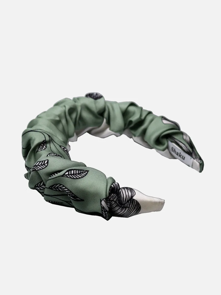Sage Green Wilderness Curly Headband