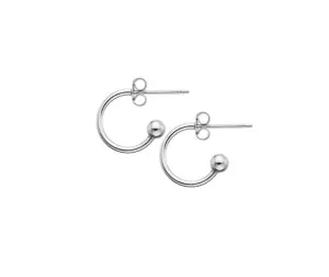 Silver Hoop Earrings