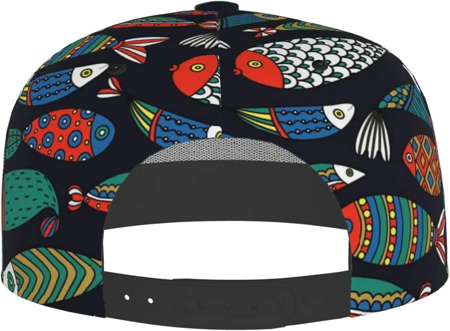 Snapback Hats for Men Women Fashion Japanese Koi Fish Baseball Cap Trucker Hat for Cycling Sports Running Golf Flat Brim Hats