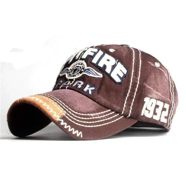 Xthree New Baseball Cap Snapback SPITFIRE Embroidered Casual Cap Casquette Dad Hat