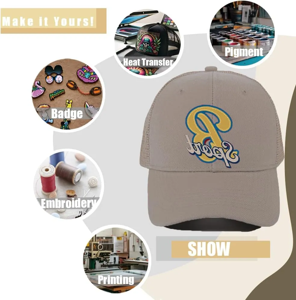 ZH 12 Pack Mesh Trucker Hats, Bulk Baseball Caps for Men and Women, Trucker Cap Wholesale